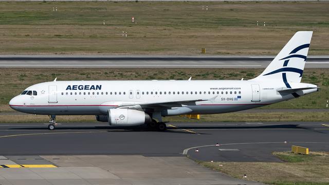 SX-DVG:Airbus A320-200:Aegean Airlines
